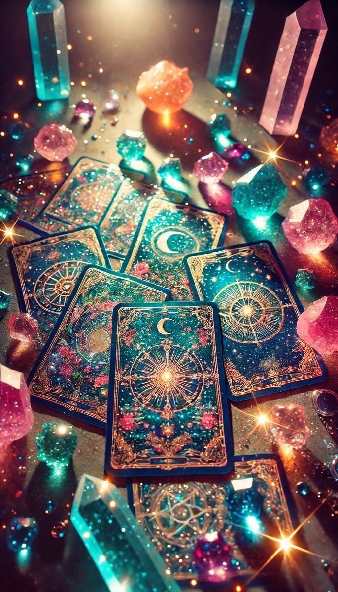 “Tarot cards spread symbolizing insight, intuition, and spiritual guidance”