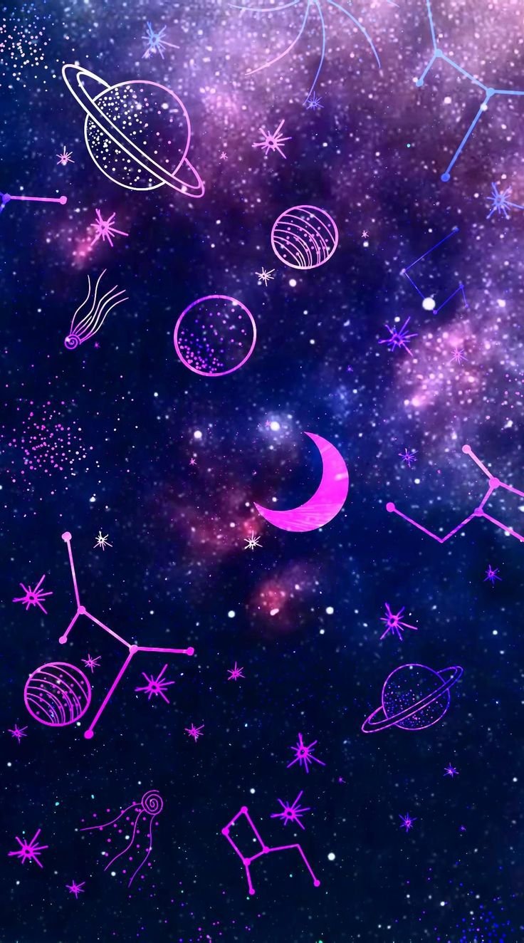 Universe background with glowing stars – spiritual cosmic theme for AstroDigit Privacy Policy