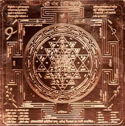 "Shree Yantra sacred geometry symbol for wealth, prosperity, and spiritual energy in Vastu and Hindu rituals"