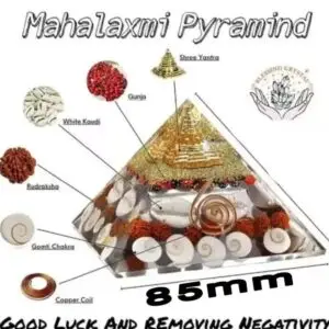 Gomti Chakra Orgonite Rudraksh Beads Shree Yantra Pyramid for Vastu, Wealth, and Protection