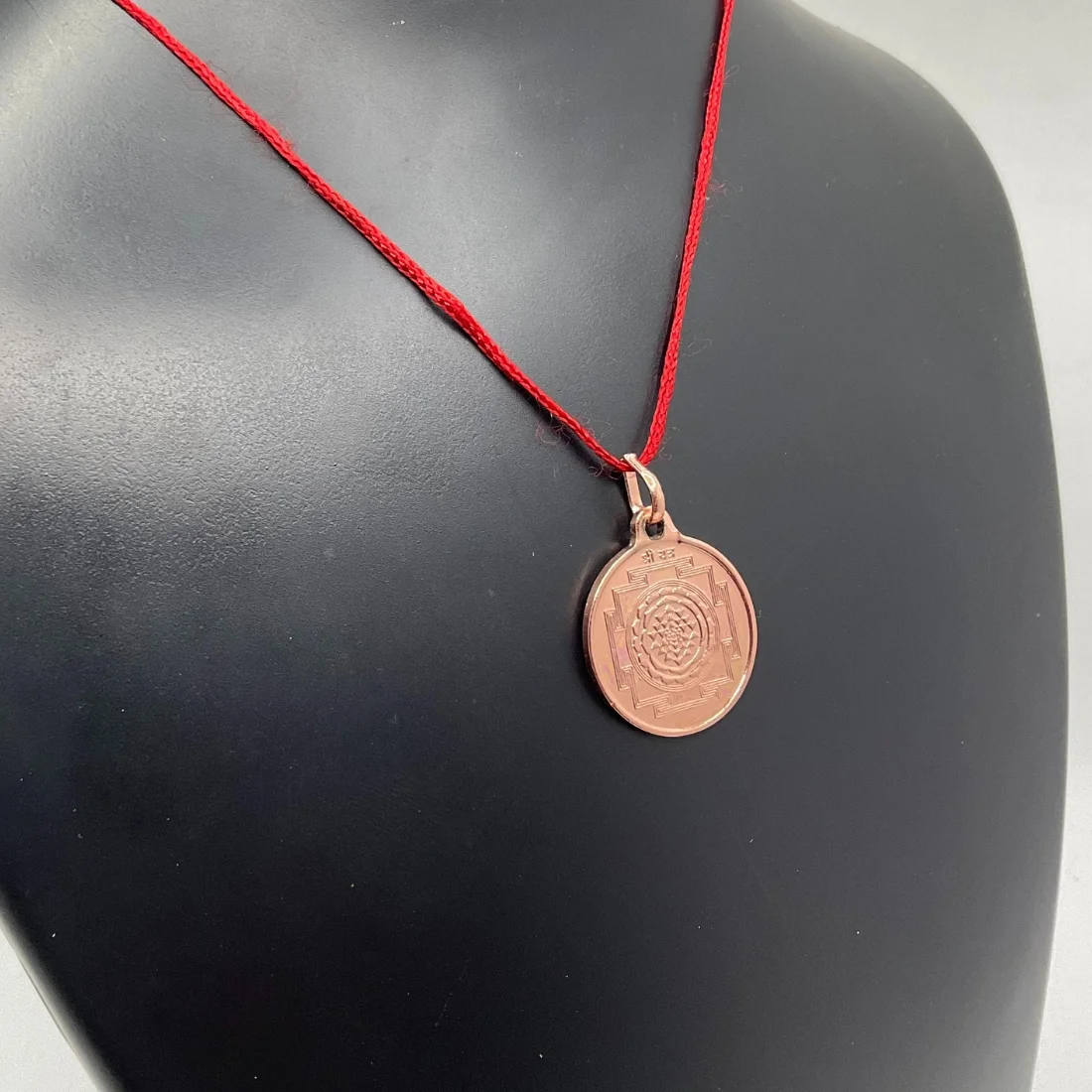 Energized Shree Yantra Locket made in pure copper for prosperity, positivity, and spiritual awakening