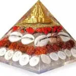 Energized Mahalaxmi Yantra Pyramid for wealth and prosperity