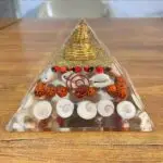 Energized Mahalaxmi Yantra Pyramid for wealth and prosperity